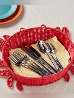 🆕Adorable Tabletops Gallery Woven Crab Basket
